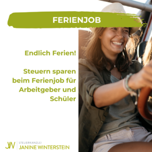 Mehr über den Artikel erfahren Ferienjob