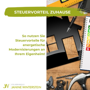 Mehr über den Artikel erfahren Steuervorteil Zuhause