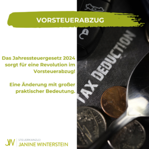 Mehr über den Artikel erfahren Vorsteuerabzug